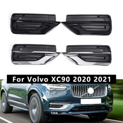 Car Front Bumper Fog Lamp Light Trim Cover For Volvo XC90 2020 2021 Frame Grille Lid Bezel Hood Foglight cover 31663514 31663515