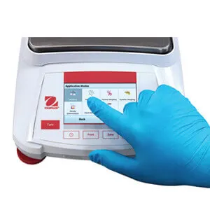 Balança eletrônica de precisão americana OHAUS AX Series AX223ZH [calibração interna] [calibração externa] painel chinês