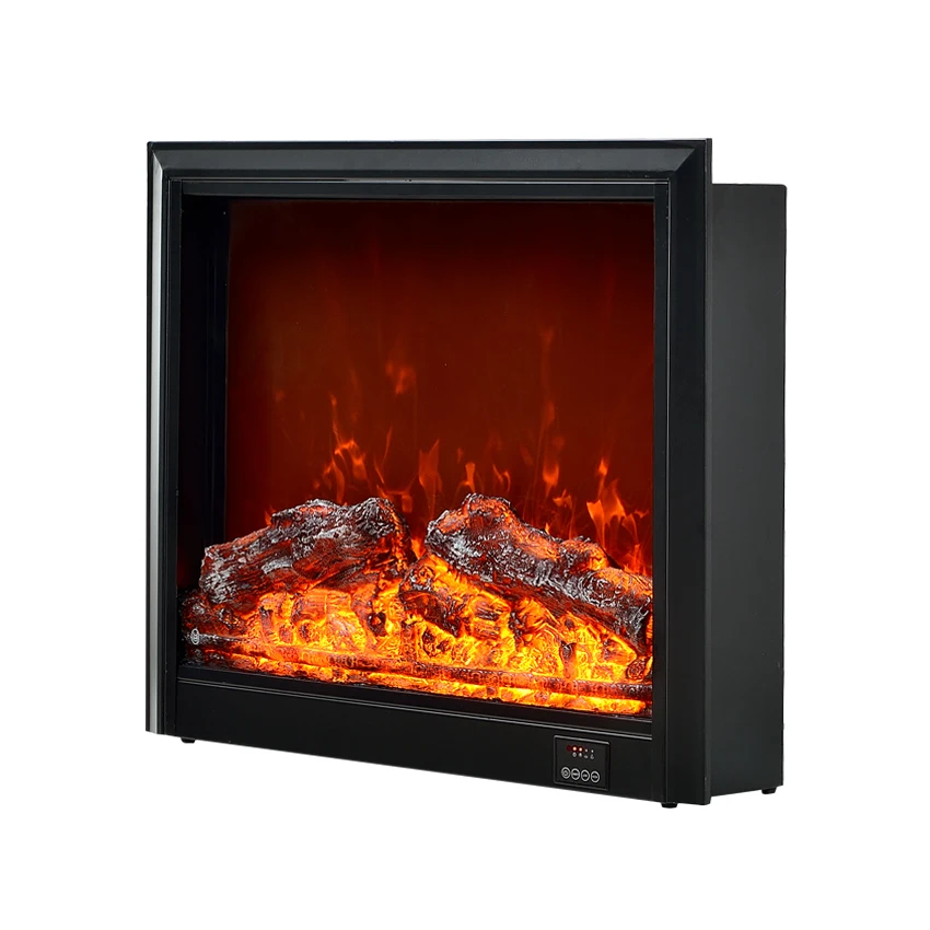 1500W Battery-Powered Insert 3D Decor Electric Fireplace Heater Remote Control Adjustable Thermostat CE RoHS Approved for