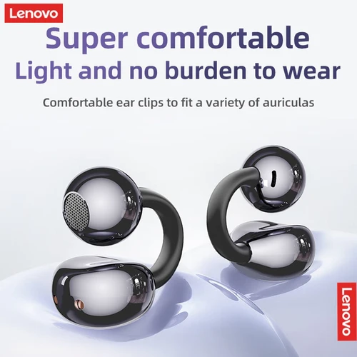 Imagen 2 del producto Auriculares inalámbricos Lenovo Bluetooth 5,4 TWS con efectos de sonido panorámicos, auriculares con batería de larga duración, cómodos de llevar, TA410
