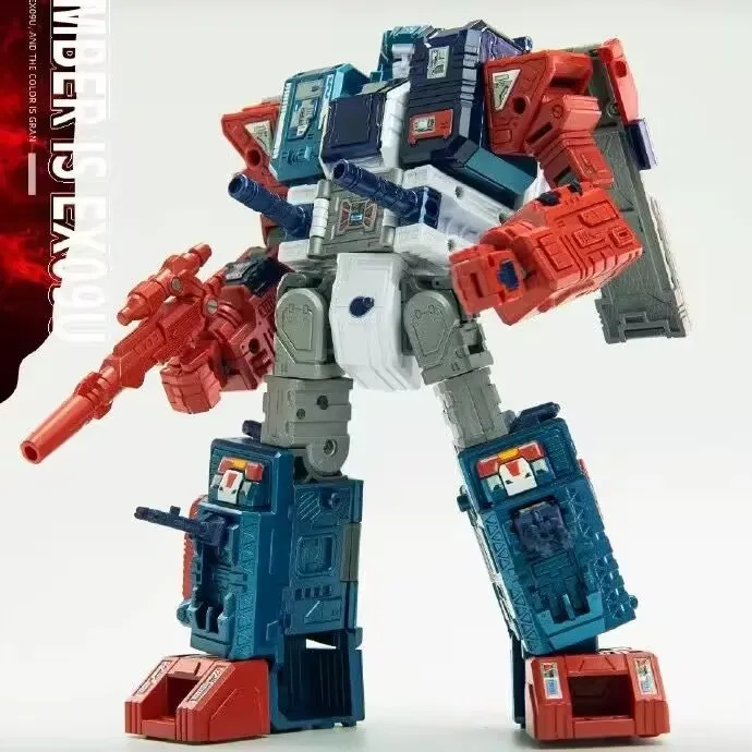 En STOCK nuevo VER transformación ZETA TOYS EX-09 EX09 EX09U EX-09U fortaleza Maximus edición MATELLIC figura de acción Robot juguete