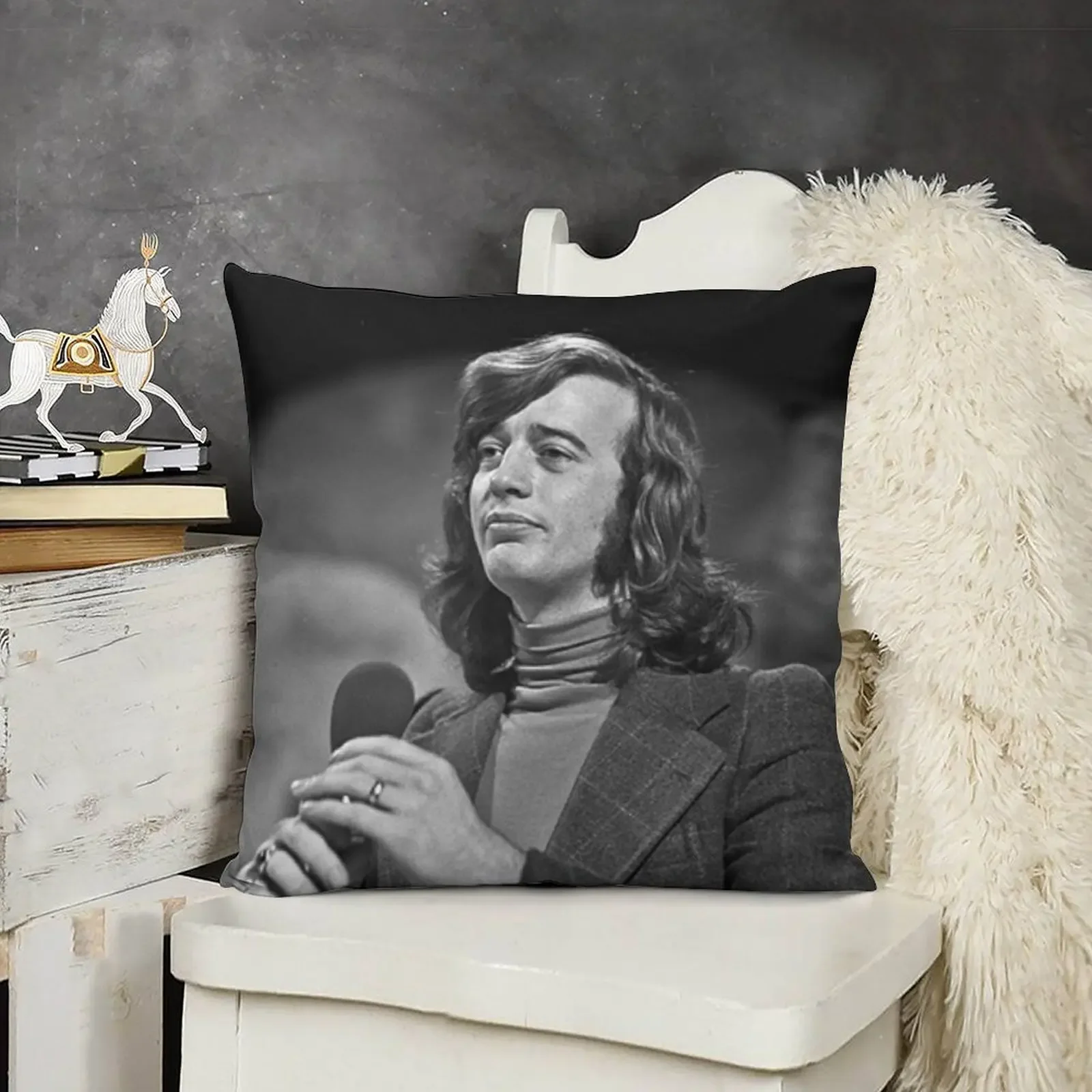 

Robin Gibb Throw Pillow Rectangular Cushion Cover christmas ornaments 2025 Christmas Covers pillow