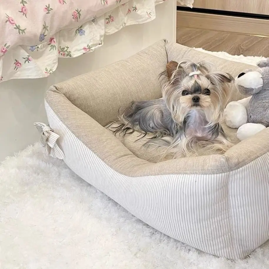 Pet Nest Princess Bed Sofa for Dogs and Cats - Puppy Kitten Kennel Sofa Couch Dog Cushion , Cat Nest Sofa Bed, Removable Washabl