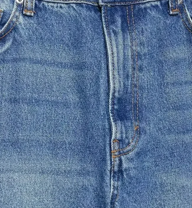 من المألوف فضفاض الجينز برشام تصميم الصيف وصول جديد عبر الحدود نمط الخصر الأوسط #5