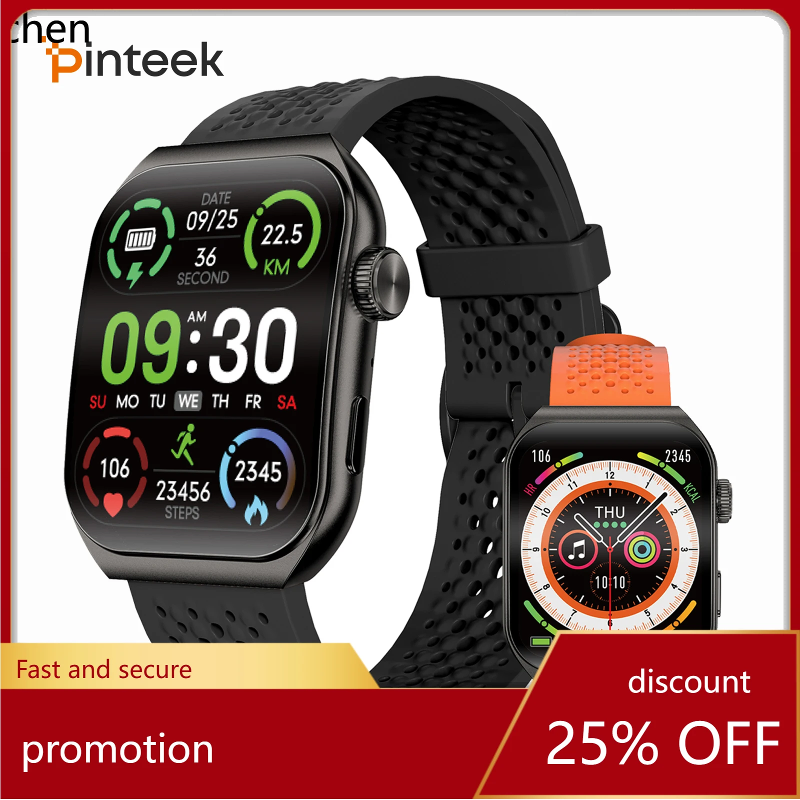 

YFY bluetooth call touch dial music fitness tracker sports watch