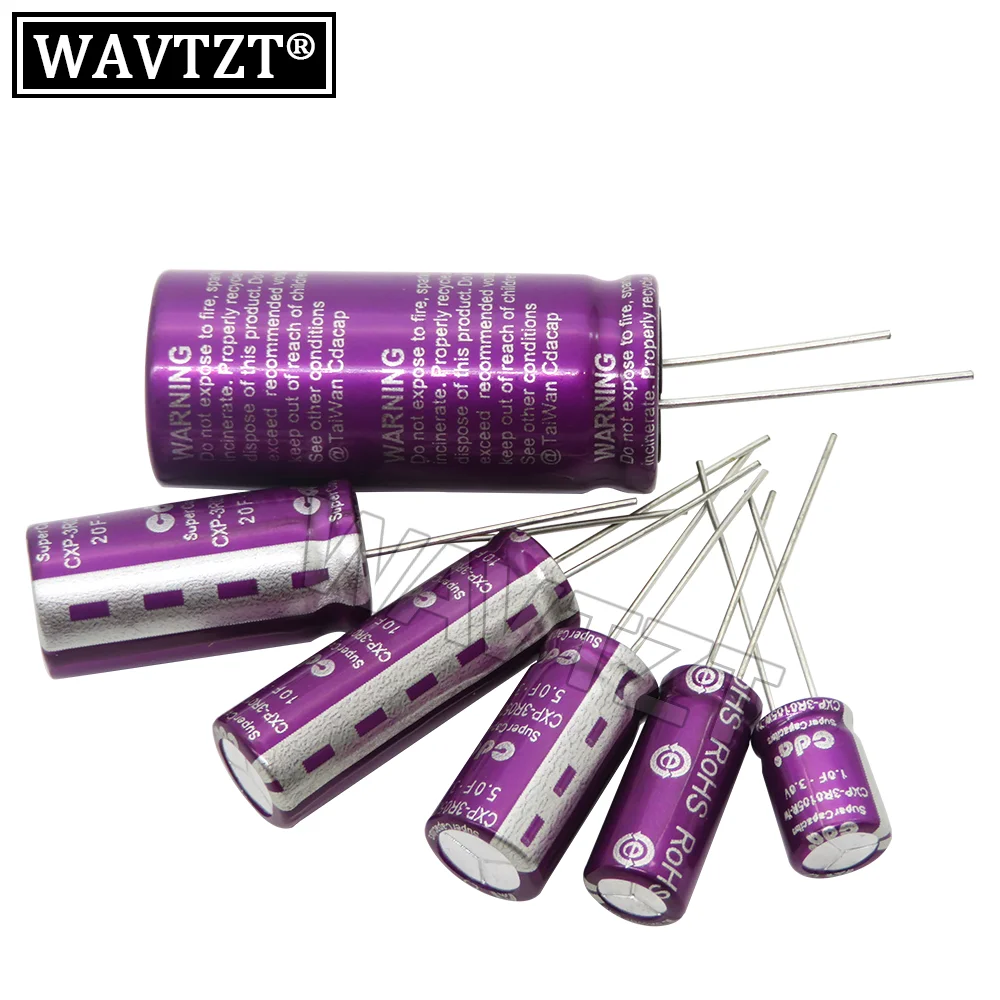 1PCS 3V 3.0 CDA Super Capacitor 1F 2F 3.3F 5F 7F 10F 15F 18F 20F 30F 50F 60F 100F 120F Farad Capacitor 3.0V 3.3F 3V10F IGMOPNRQ