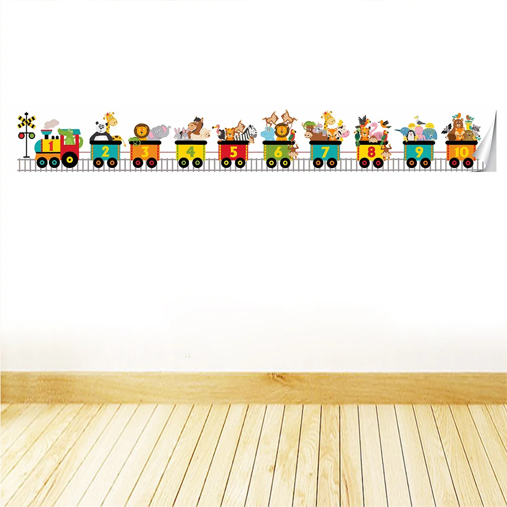 

Waterproof Wall Sticker Animal Decal Creative PVC Wallpaper for Bedroom Living Room Kindergarten Easy Apply Remove No Residue