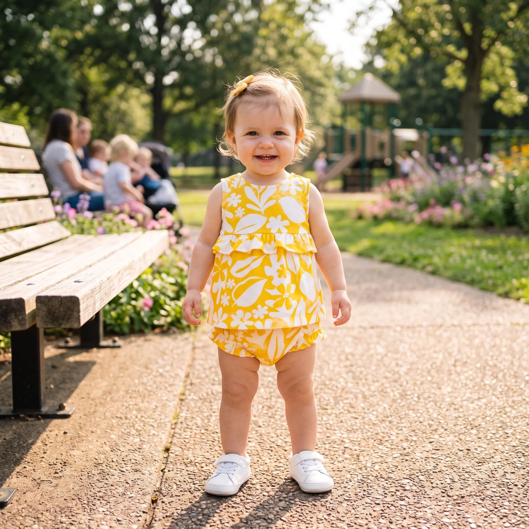 Summer Baby Girls 2Pcs Outfit Cotton Floral Print Sleeveless/Short SleeveTops Bloomers Shorts Set Infant Casual Clothes 9M-3T