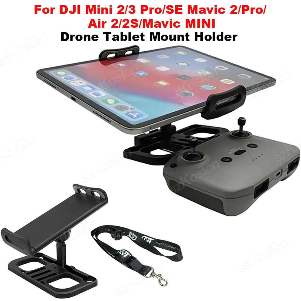 Verstellbare Drohnen-Tablet-Halterung für DJI Mini 2/3 Pro/SE Mavic 2/Pro/Air 2/2S/Mavic MINI Fernbedienungshalterung