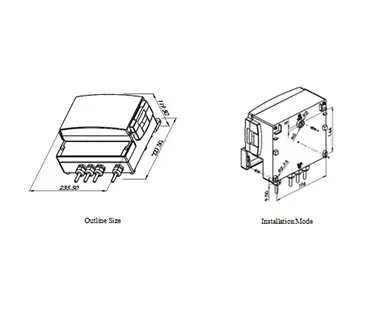 Corrosion Resistance RS232 RS485 Belt Weigher Indicator BST100-D52 Weighing Meter Belt Scale Controller