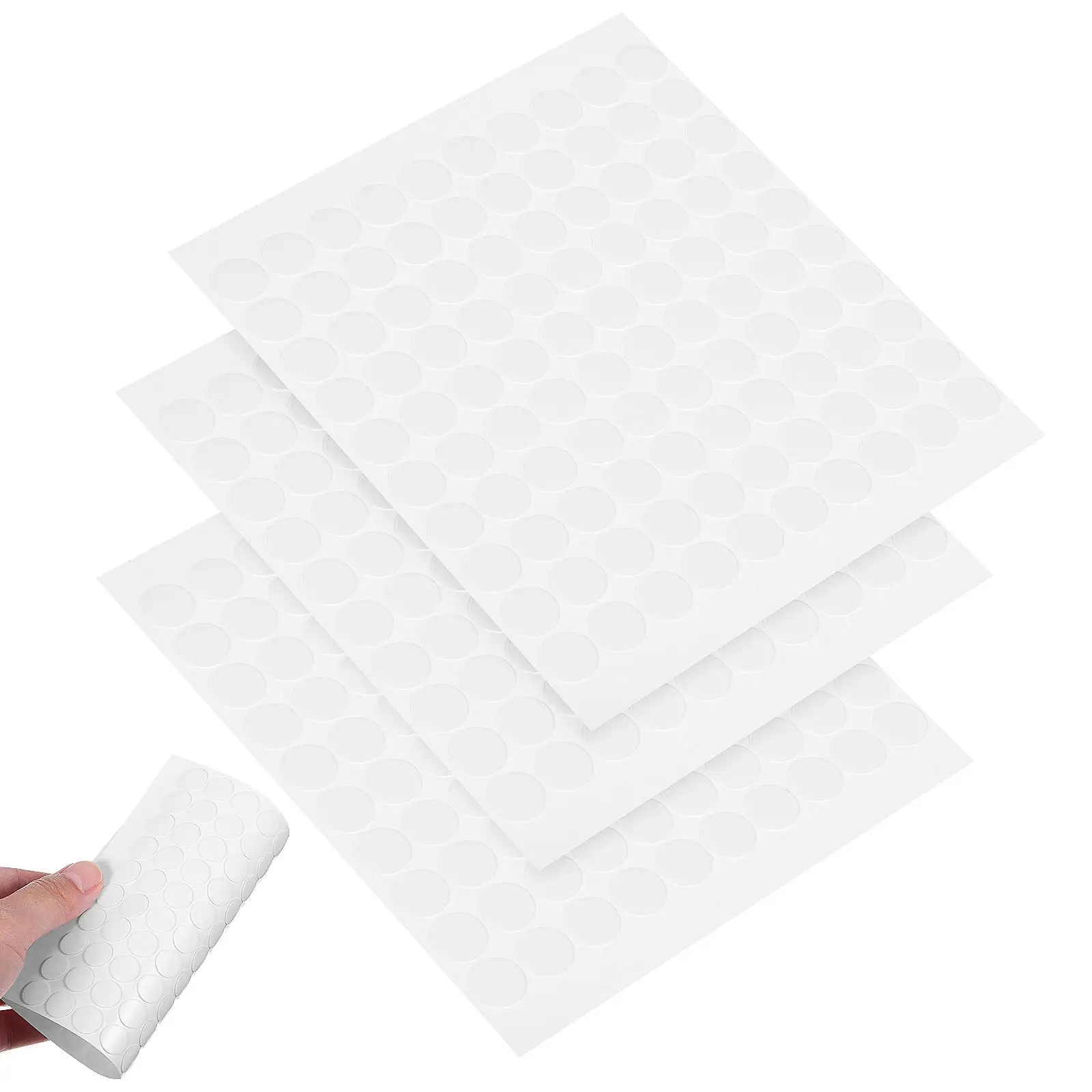 

300pcs Double Sided Adhesive Dots Transparent Acrylic Round Stickers 10x05mm Clear Waterproof Craft Fixing Pads