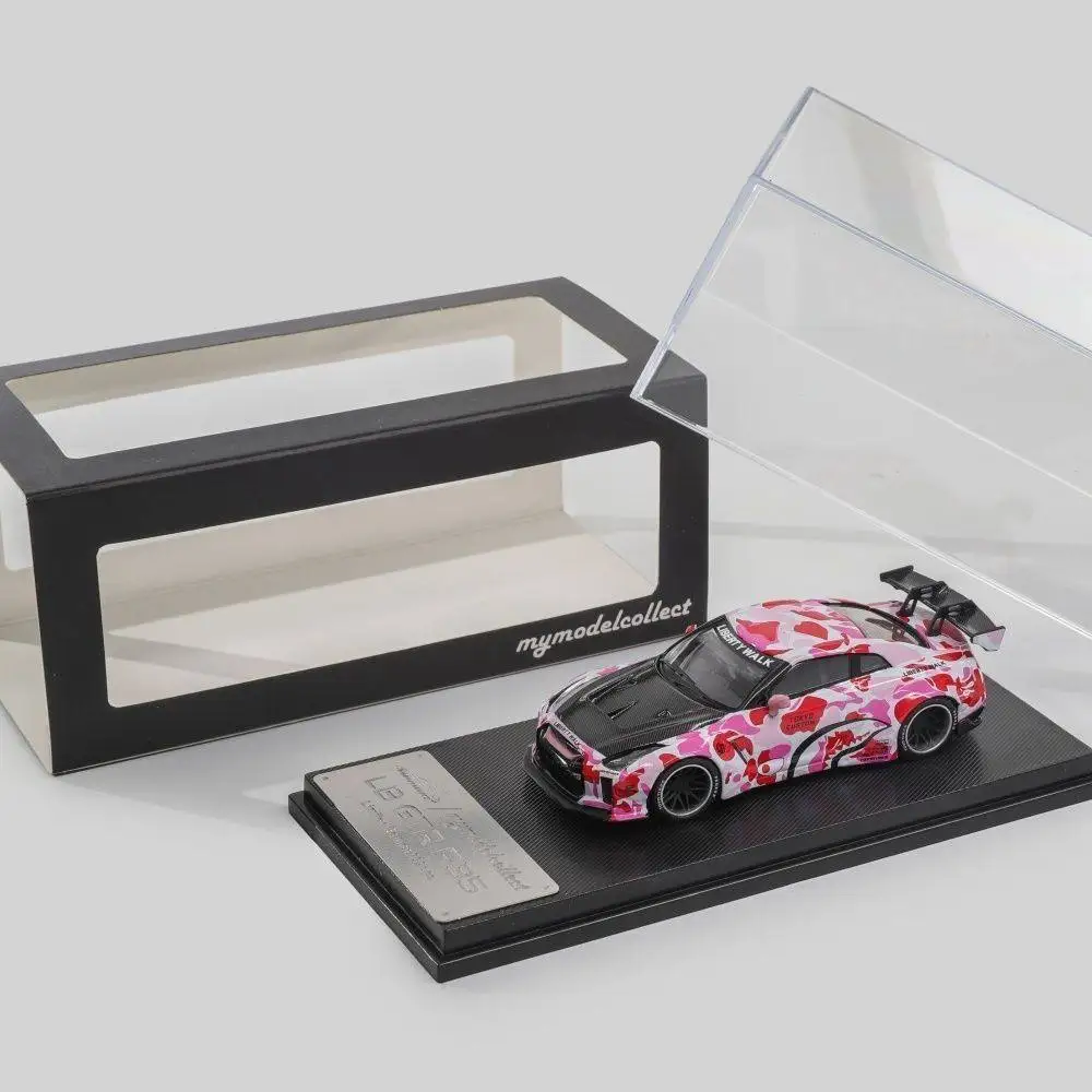 Diecast MC 1:64 Scale GT-R R35 LB Modified Silhouette1.5 Alloy Car Model