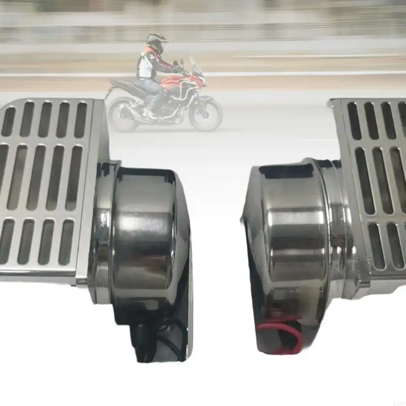 2026 New Premium Vehicle Horn 12V 24V High Low Tone 120dB Stainless Steel Standard Fit view 4