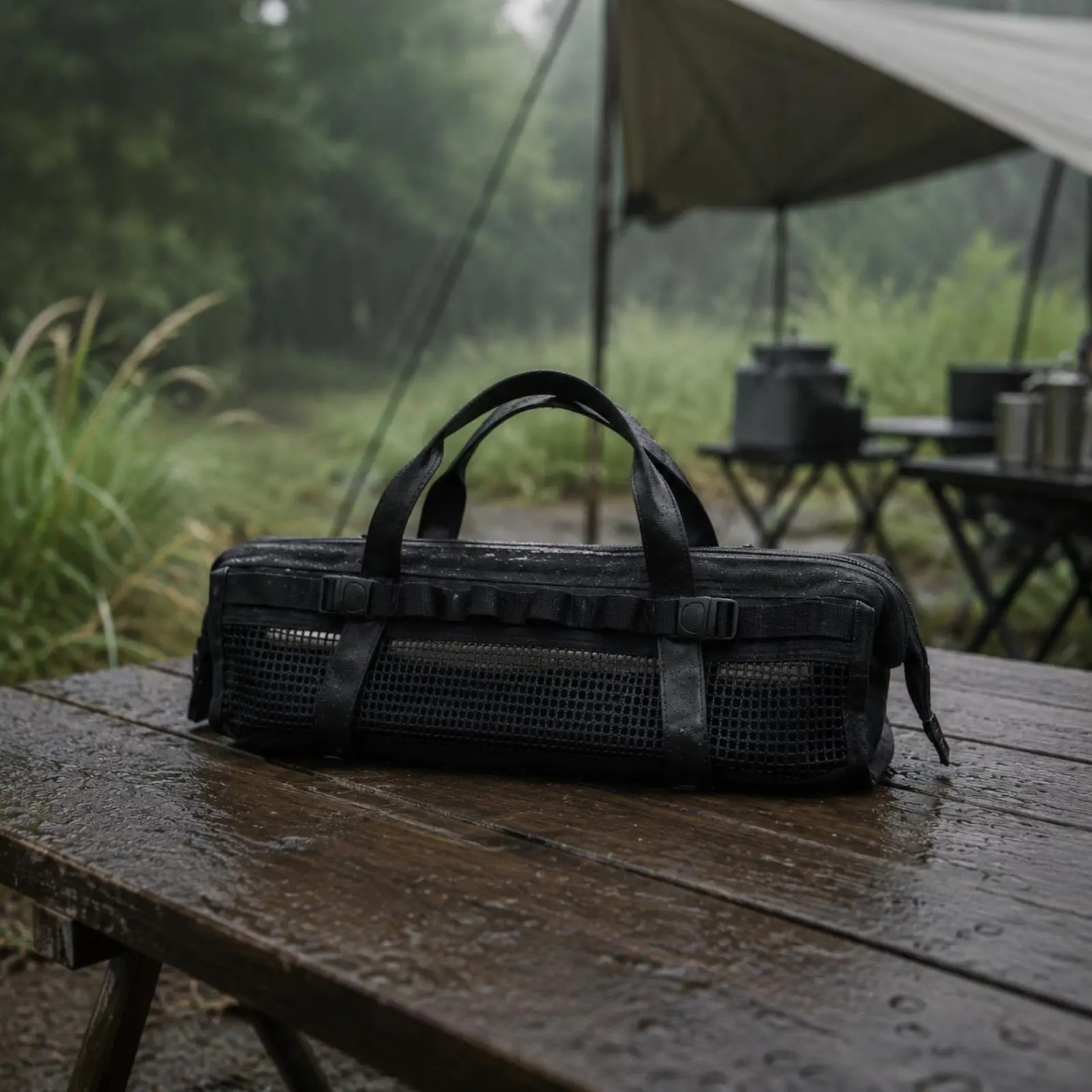 

Tent Peg Storage Bag Lightweight Tent Stake Storage Bag Camping Peg Holder Sturdy Large Capacity for Campers, Outdoor