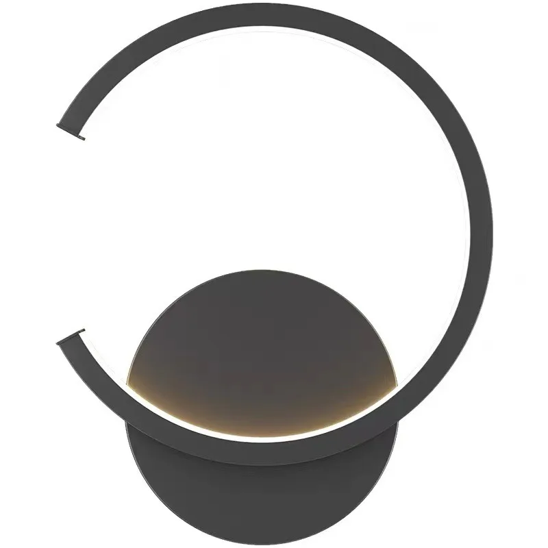 

The bedside is very simple, modern bedroom is personalized and creative, Nordic living room aisle background