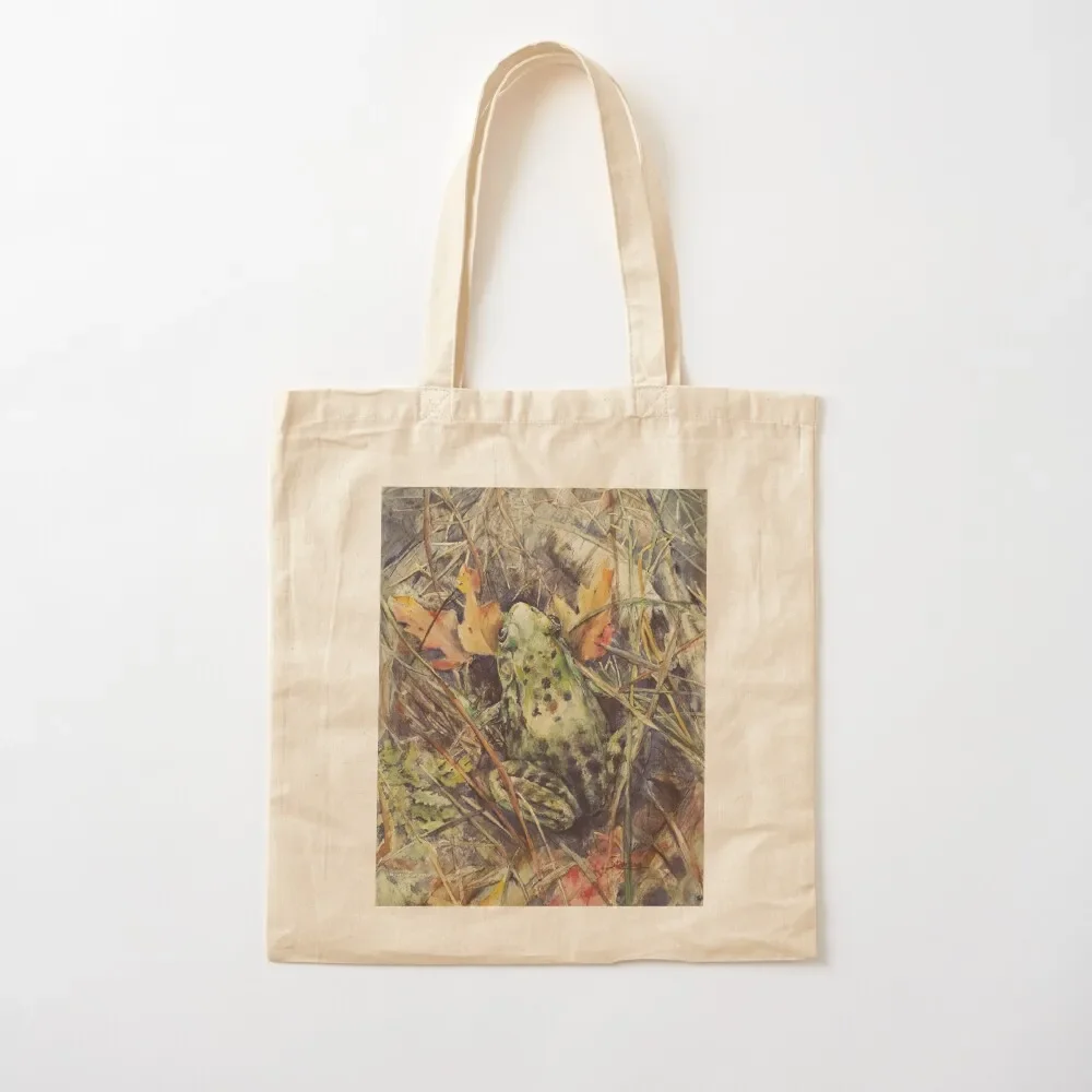 

Frog in the Woodland Tote Bag Shopper bag shopper bag women canvas