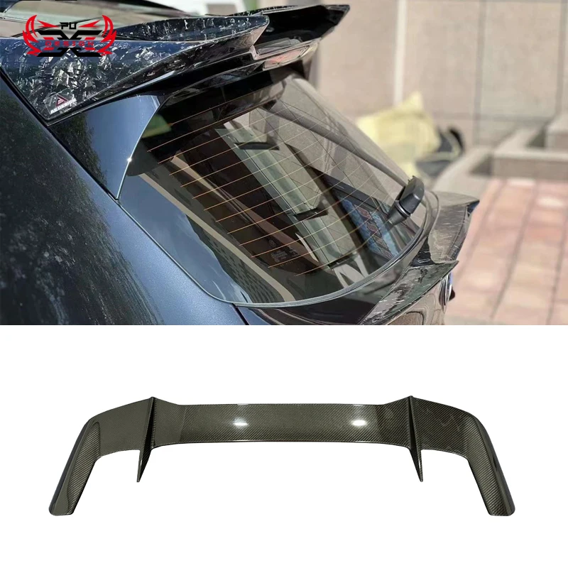 Carbon Fiber AE Style Root Spoiler Rear Boot Spoiler For BMW F97 X3M Wing Lip Rear Trunk Duck Spoiler Wing