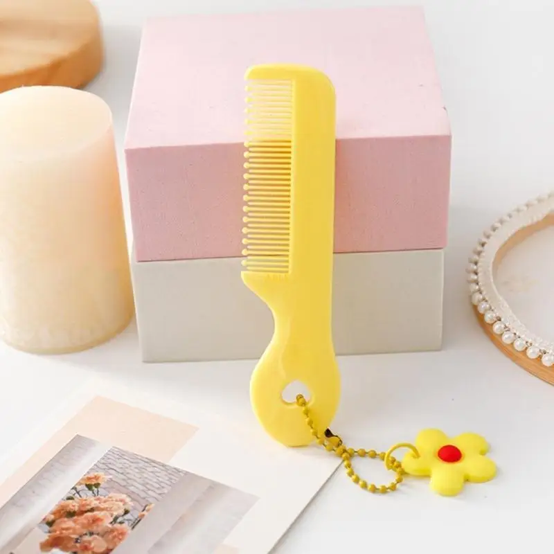 Mini carino pettine per bambina ragazzo cartone animato animale floreale pettine capelli floreali