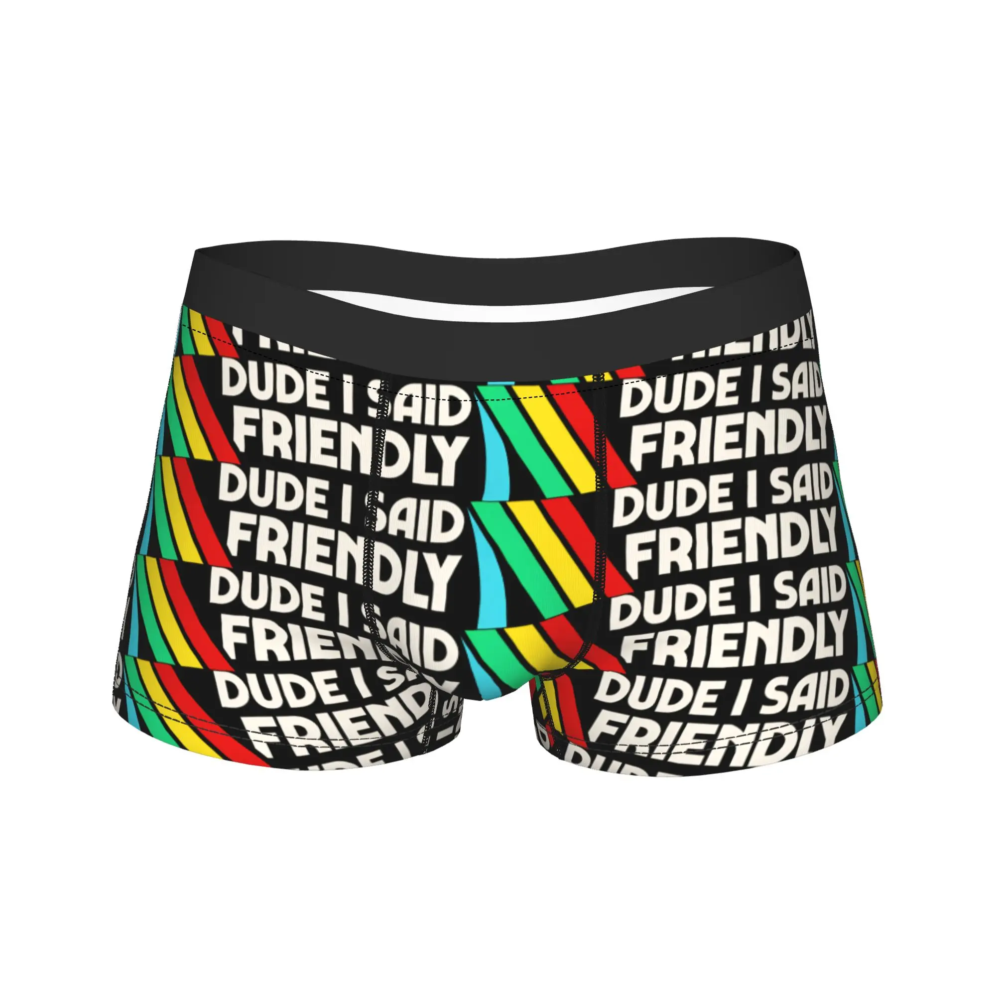 

Dude I Said Friendly Boxer Brief ARC Raiders Rooster Underwear Man Elastic Boxer Shorts Plus Size Underpants