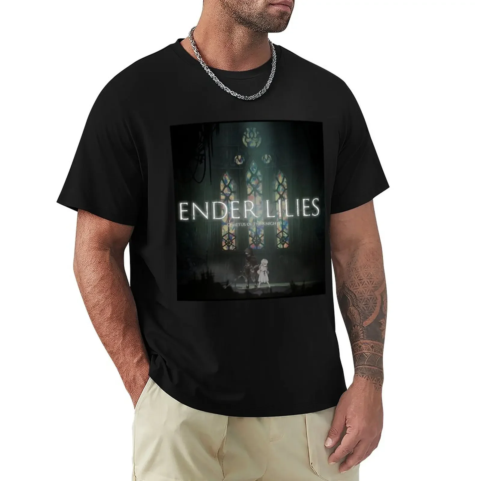 Aesthetic clothing hippie clothes Oversized t-shirt t shirts for men graphic ENDER LILIES QUIETUS OF THE KNIGHTS T-Shirt