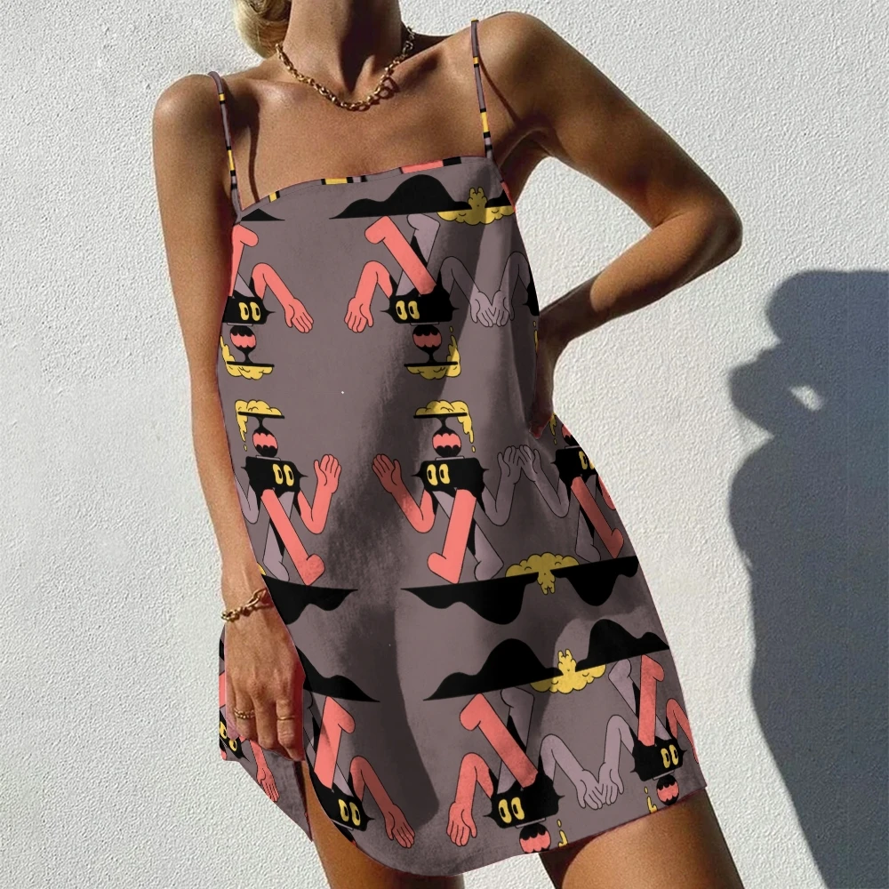 

Women's Maxi Outfits Luxury Braces Skirt Printing Anime Characters Skirt Dress Casual Clothes Large Size Medium & Long Holiday