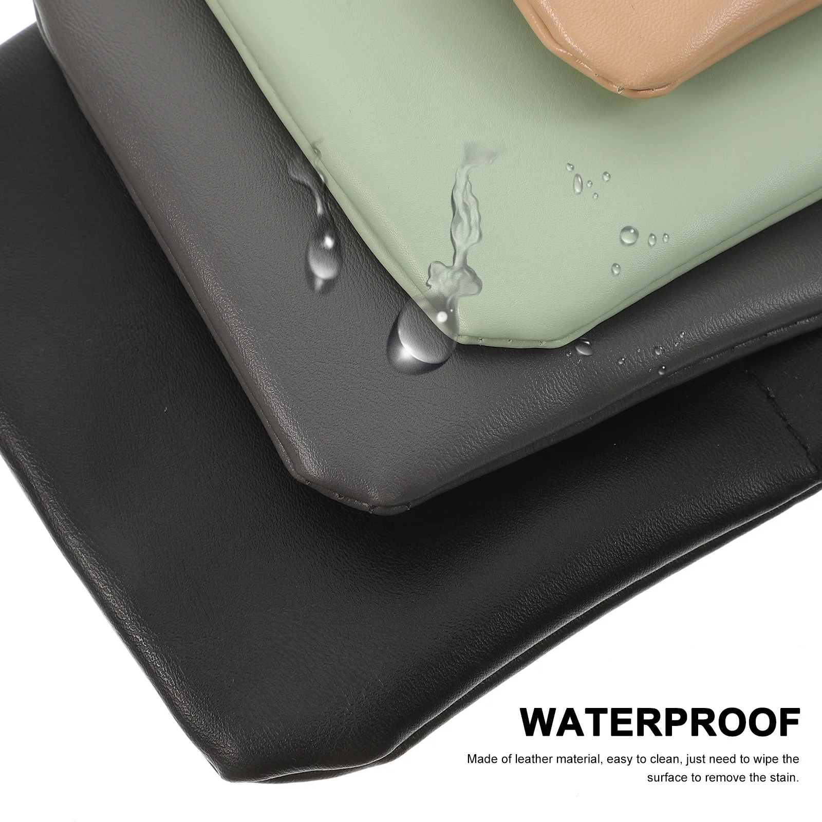 

4pcs PU Pouches for Purse Small Mini Pocket Squeeze Top Change Purse Easy Find ganize Lipstick Coin No Zipper