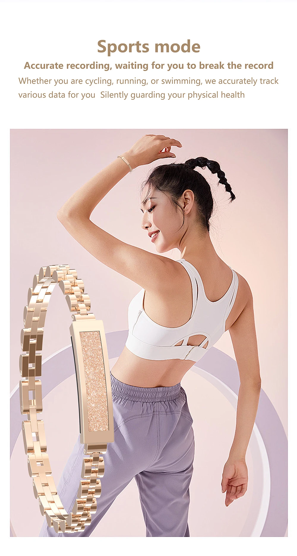 2025 ใหม่สมาร์ทนาฬิกา Pedometer สุขภาพสร้อยข้อมือสมาร์ทผู้หญิงผู้ชายกีฬาฟิตเนสกันน้ํา Heart Rate การตรวจสอบการนอนหลับสายรัดข้อมือ