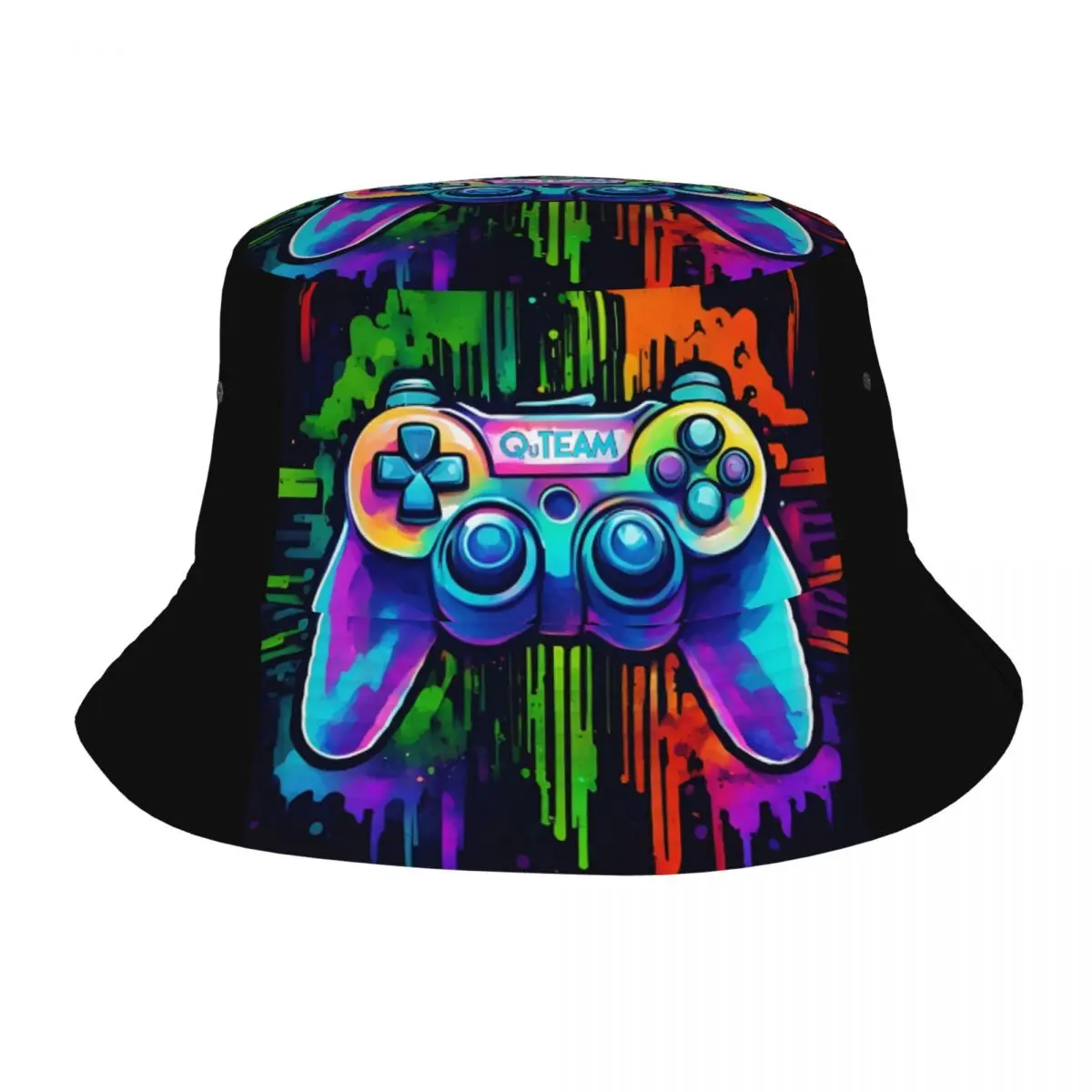 

Video Game Gaming Controller Bucket Hats for Woman Travel Graffiti Art Floppy Hat for Outdoor Sports Fisherman Cap Dropshipping