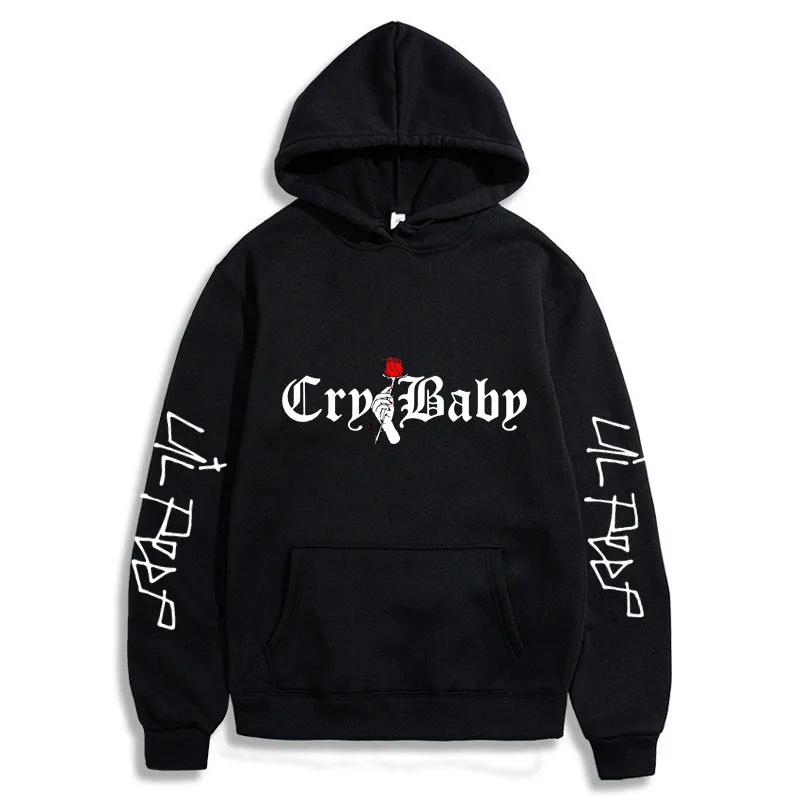 2026 Men's Lil Peep Hoodie – Emo Rap Fan Pullover with _Lil Peep_ Sleeve Text – Cozy Unisex Streetwear for Concerts casual Wear
