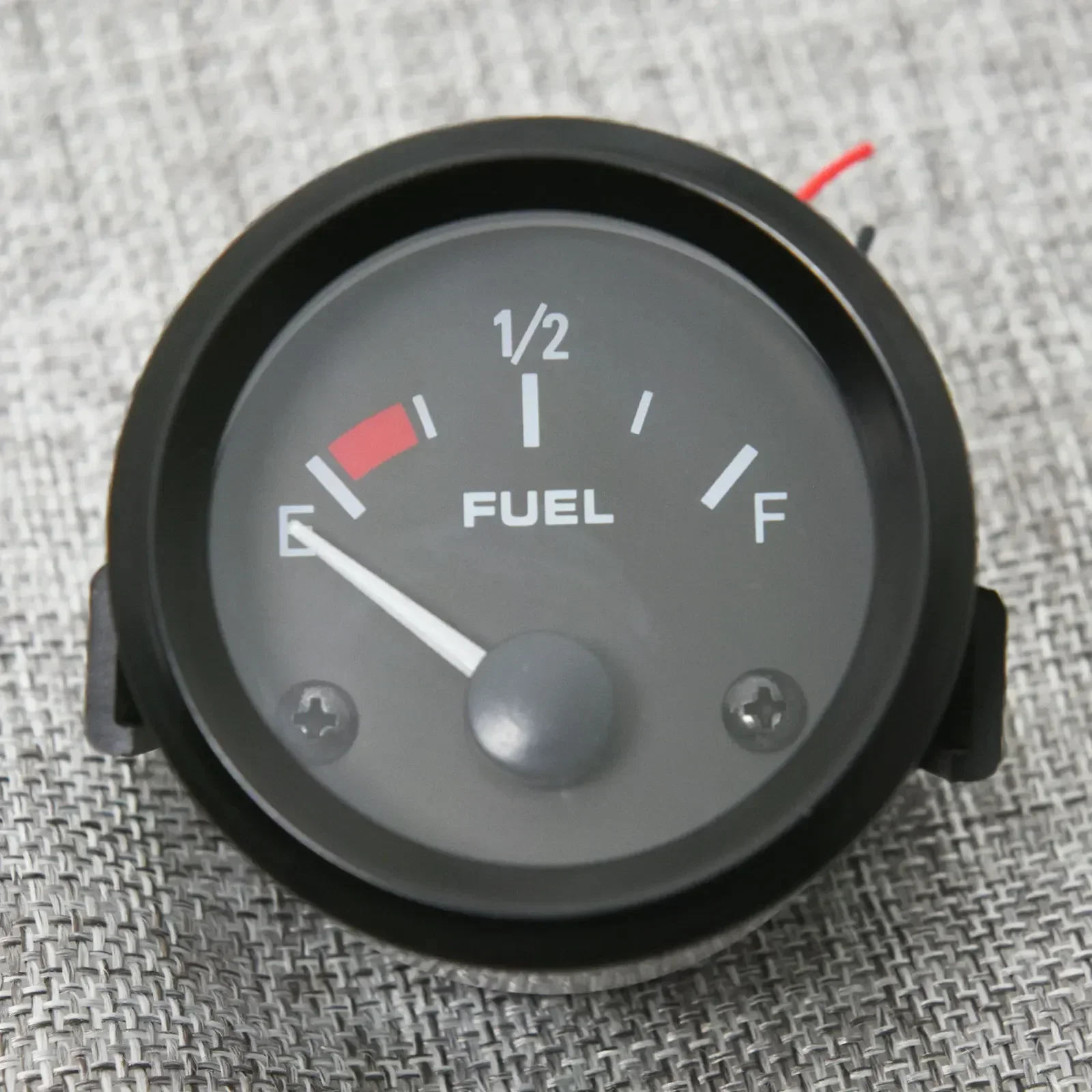 240~33ohm 52MM Pointer Gauge Car Fuel Gauge Car Fuel Gauge White backlight with Fuel Float Sensor for Gasoline Car 12V