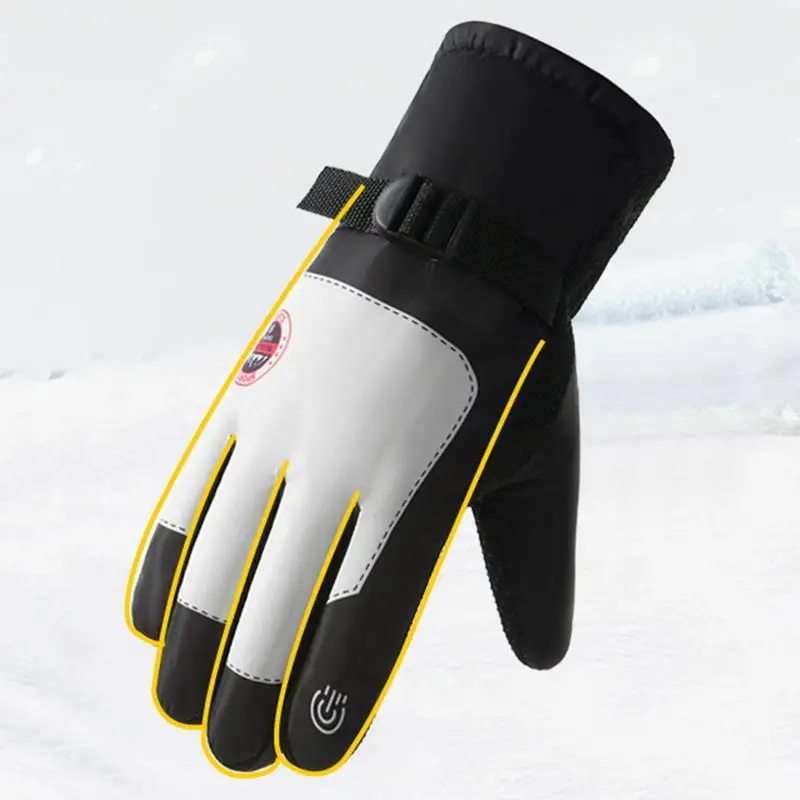 Cold Weather Gloves Water Resistant Thermal Gloves For Driving Cold Weather Winter Warm Snow Gloves For Driving Hiking Snow Work