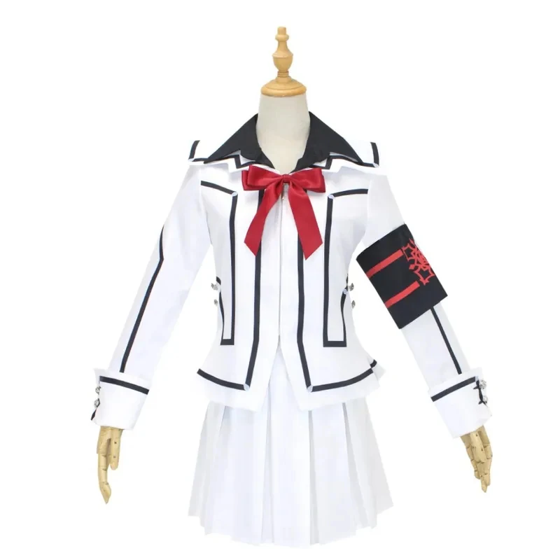 ★ Disfraz de Halloween Cosplay Anime Vampire Knight Kiryu Zero, Peluca, Uniforme Escolar Negro Estilo Británico, Chaqueta SH 2026 Nuevo ♥ Mira a mí ←_←