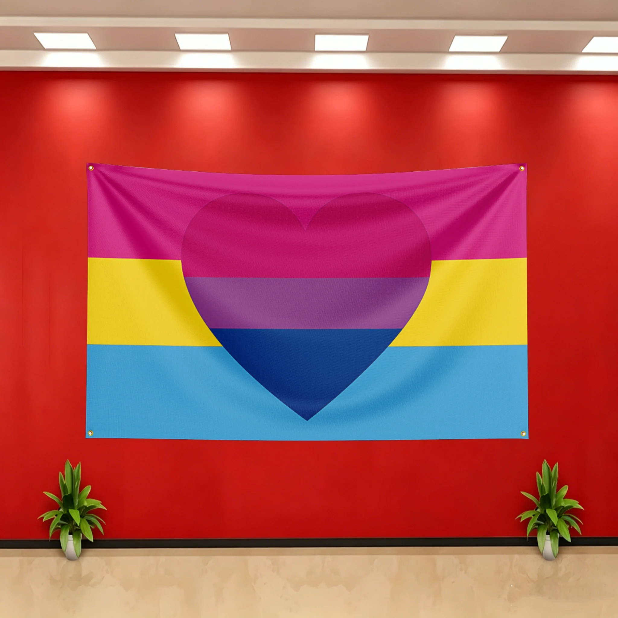 3x5ft Non-Binary Genderqueer Pride Flag Banner for Bedroom Living Room Dorm Garage Wall Decor Tapestry Custom Advertising Flaga
