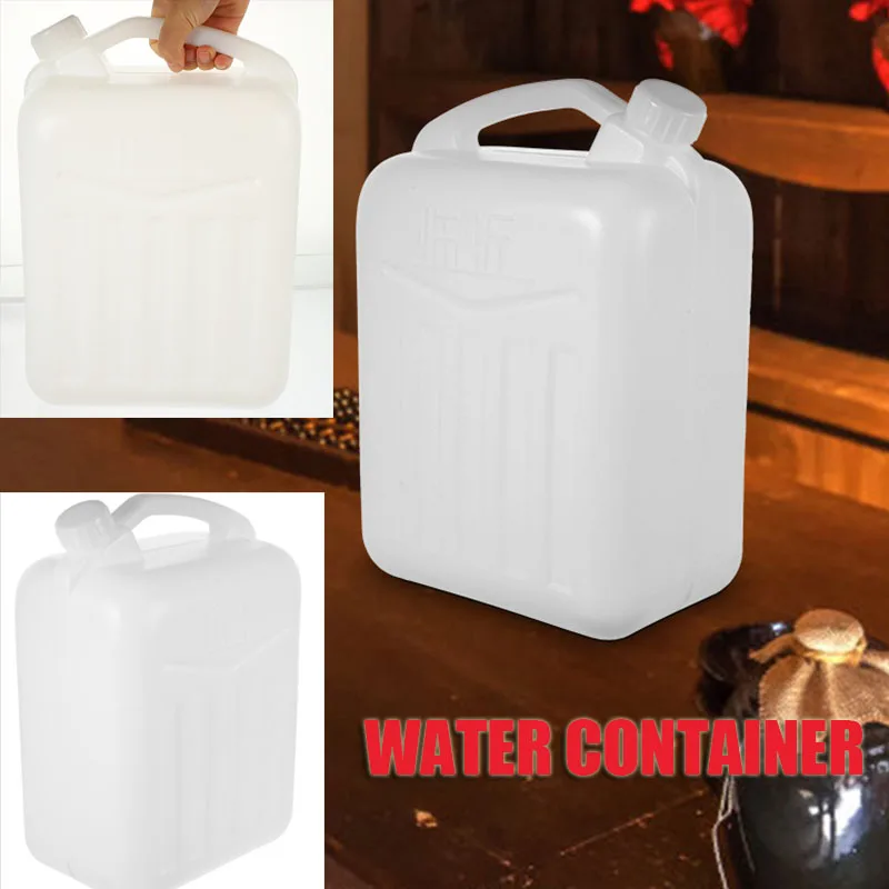 

Storage Tank Drinking Water Bucket Bottle Portable Large Camping Container Outdoor Drinking Bucket for Hiking Liquid White Jugs