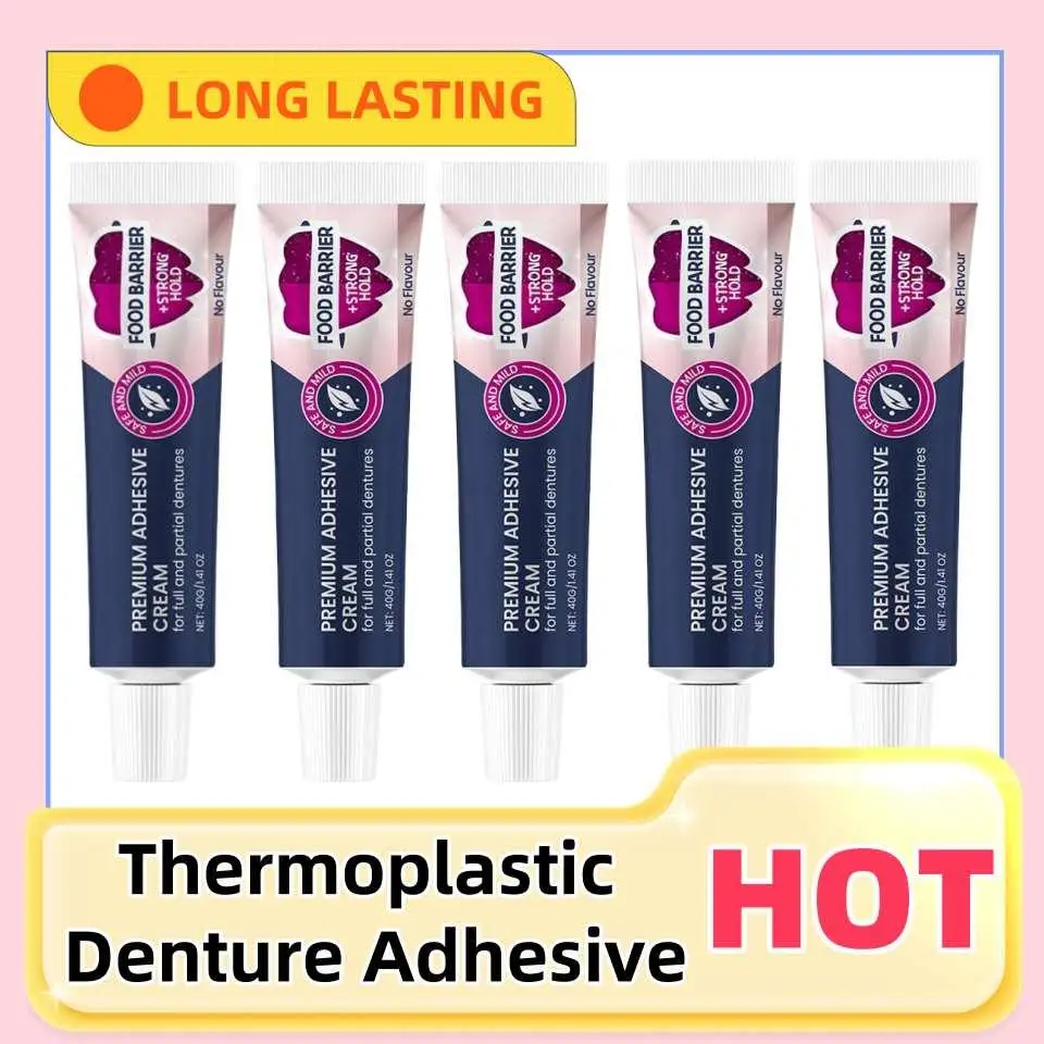 1/3/5Pcs New Thermoplastic Denture Adhesive Long-lasting Denture Fixing Adhesive Improve Comfort Denture Care Products