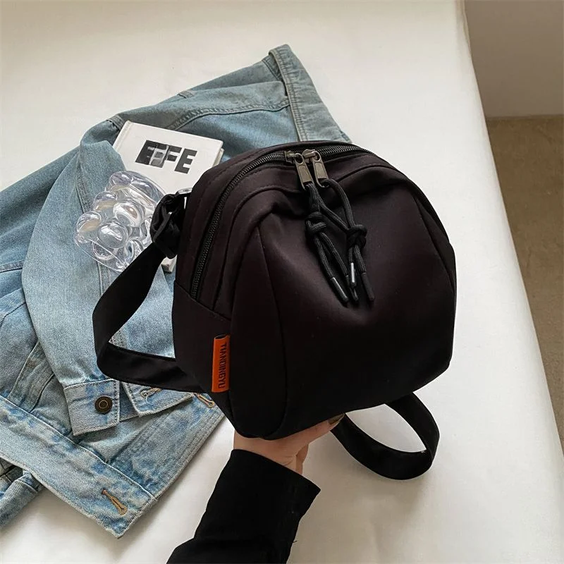 Portability Nylon Fabric Underarm Bag Female Fashionable New Style Tidal Norm Canvas All-match Fallow One Shoulder Crossbody Bag