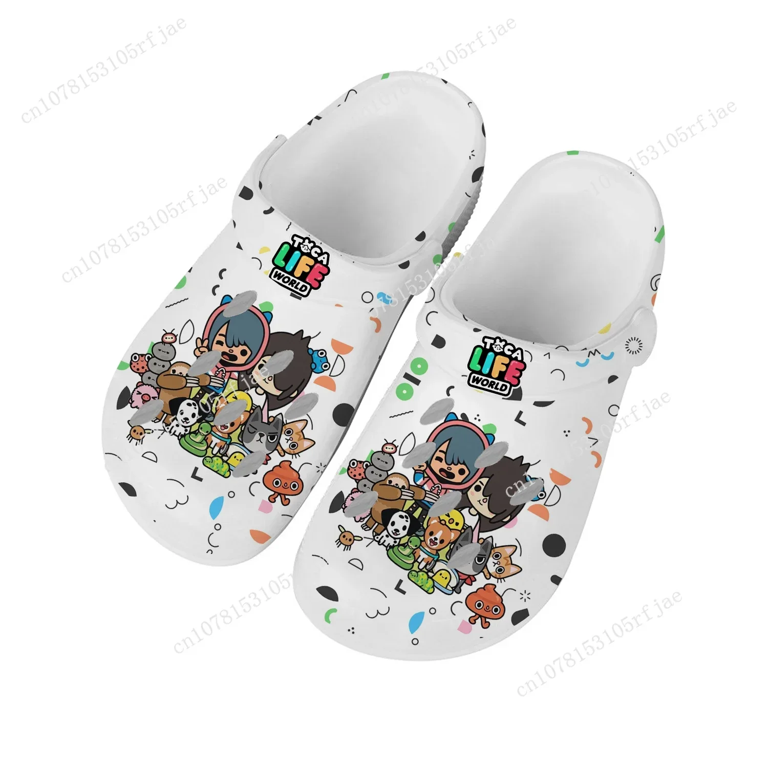 

Toca Life World Home Clogs Cartoon Game Mens Womens Teenager Fashion Custom Built Water Shoes Garden Beach Hole Slippers Sandals