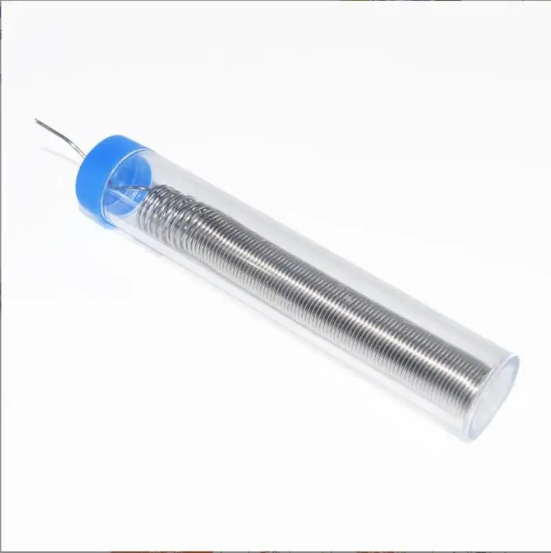 2 x Portable soldering wire 10g0.8mm high-purity small roll tube pen holder high-purity welding wire