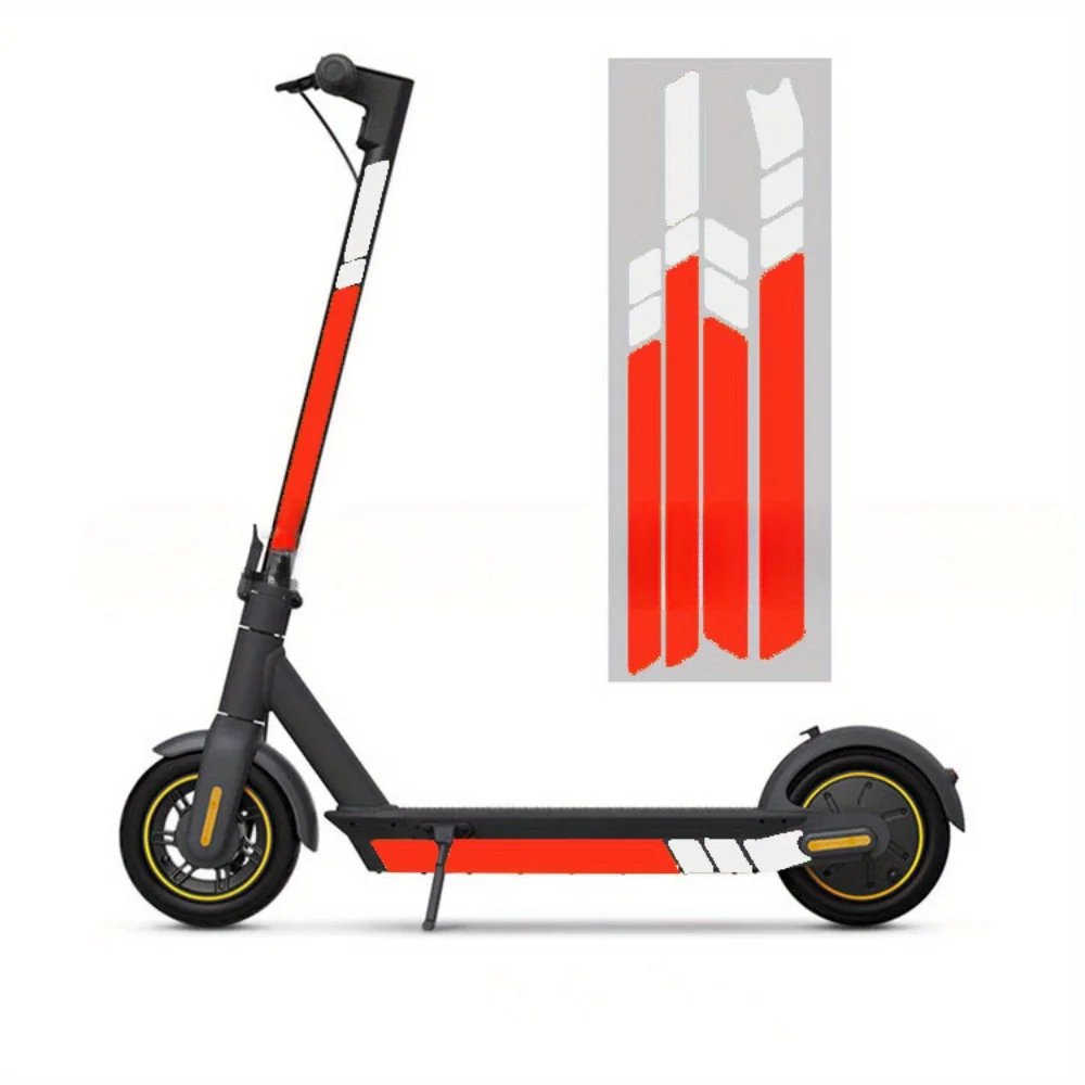 

1 Set Suitable for Mi No. 9 Scooter Max G30 Reflective Sticker Nano Reflective Sticker New Stickers Night Reflective Film