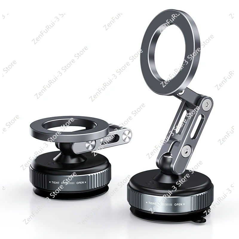 New Car Magnetic Mobile Phone Holder 360 Degree Rotation, Vacuum Adsorption, No Need To Charge, Suitable for Car Navigation