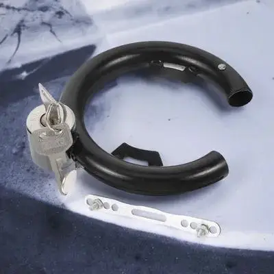 

Convenient Round Bike Lock for Outdoor Cycling Electric Scooter Durable Stainless Steel Security Padlock Daily Use Equipment