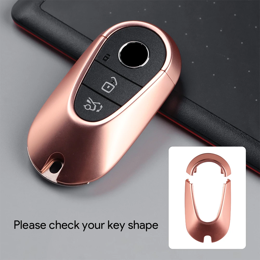 TPU Key Fob Cover – For Mercedes W223 / W206 – 3-Button Smart Key (US)