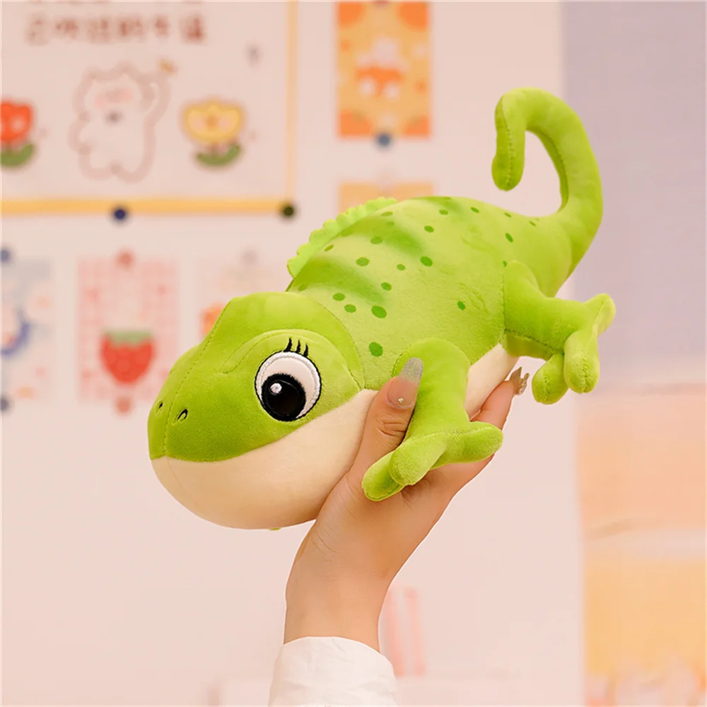 1PC 30cm Cartoon Echt Wie Eidechse Und Chamäleon Plüsch Spielzeug Kreative Simulation Tier Reptil Gefüllte Kissen Geschenke für Kinder