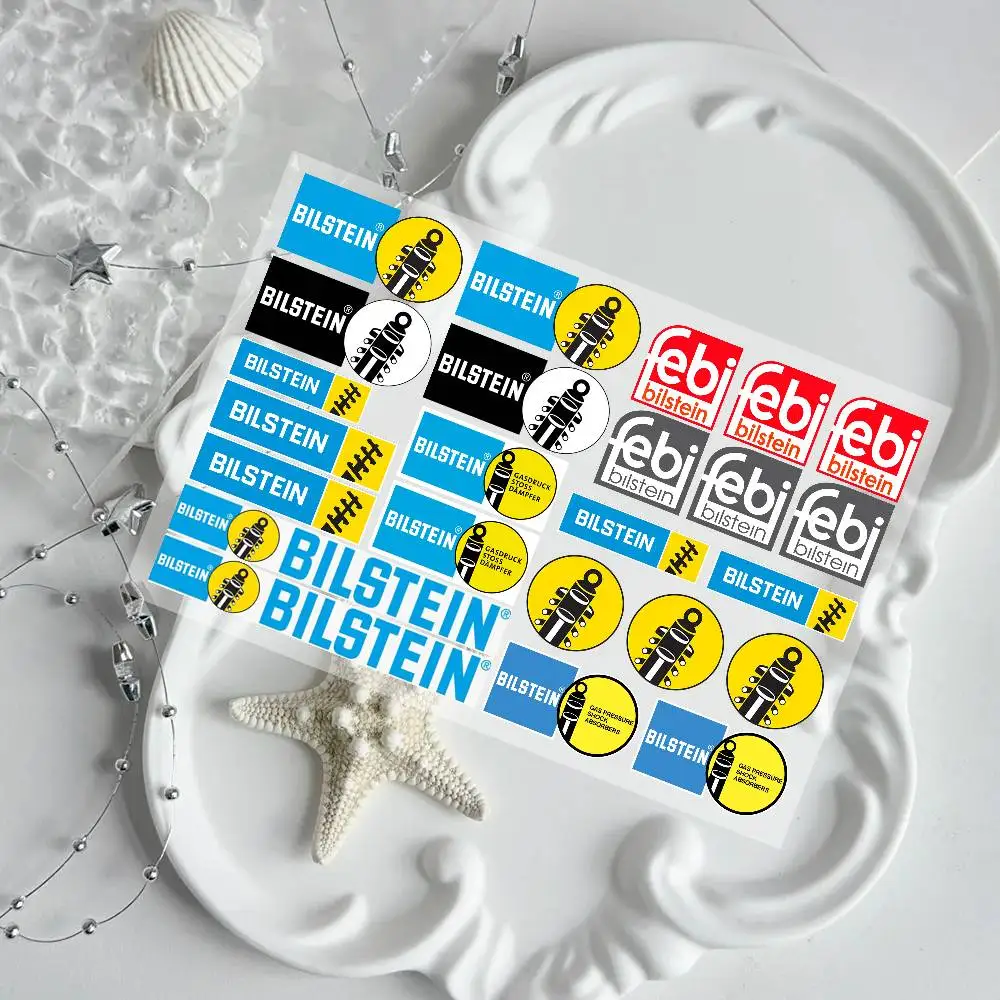 B-BILSTEIN Stickers Moto Sticker Auto Body Bumper Windows Motorcycle Laptop Walls Vinyl Decal Car Tuning Accessories
