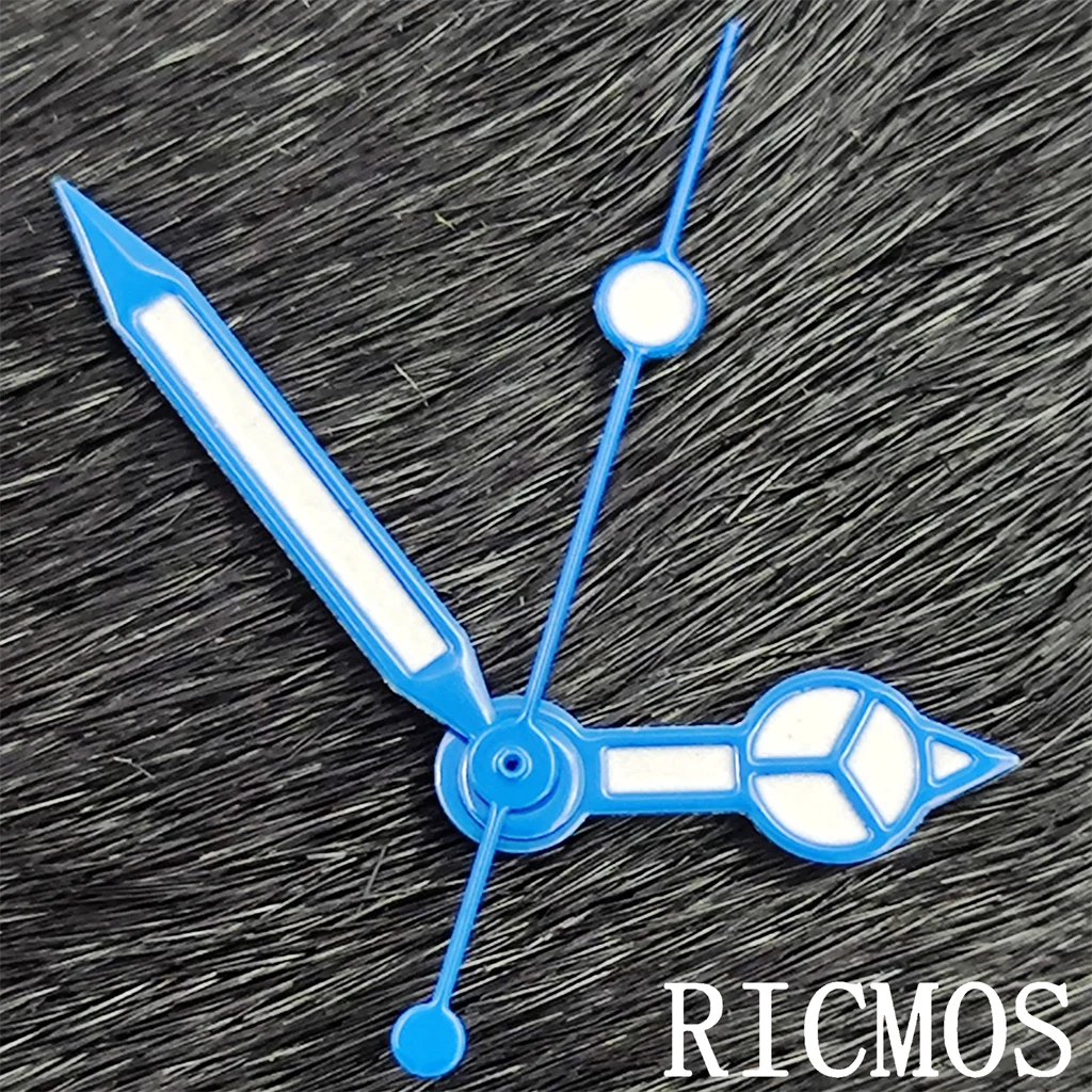 NH35 Watch Hands BLUE color Green Luminous hands Fit NH35 NH36 Miyota 8215 DG 2813 ETA 2824 2836 Movement Replacement Parts