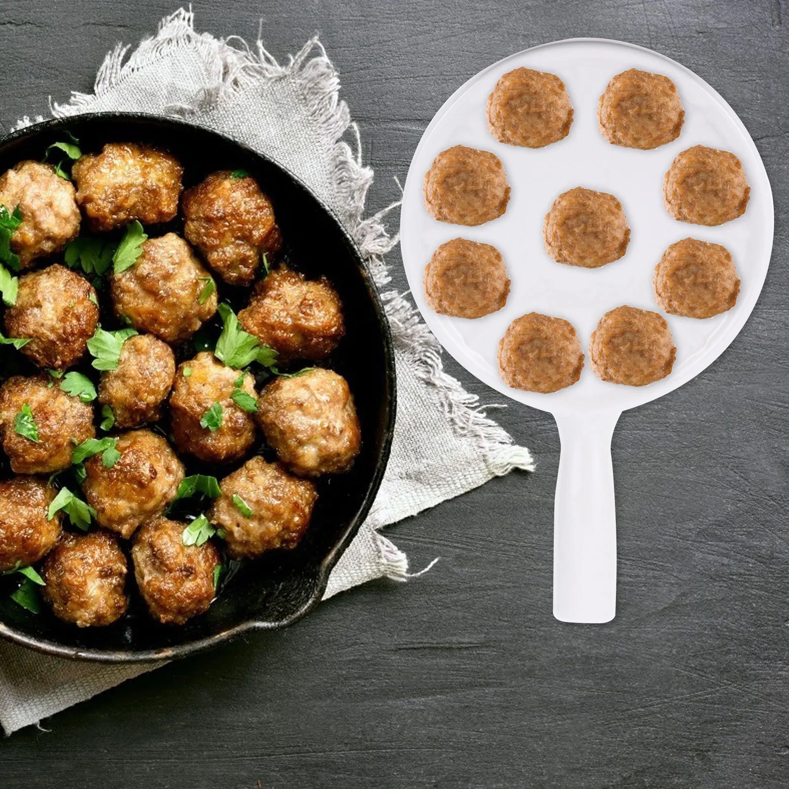 

1Pcs Ceramic Escargot Dish Practical Snail Plate High Temp Resistant Dishwasher Safe Specially Designed Holes