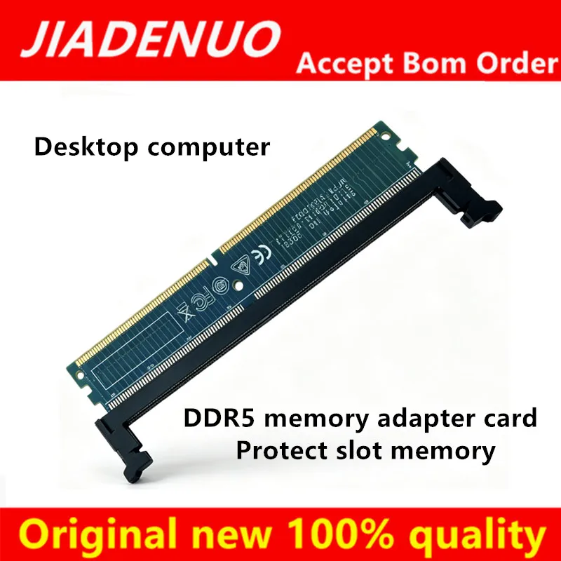 Carte adaptateur de mémoire DDR5 avec protecteur de slot, carte adaptateur de test de mémoire pour la protection et le test des slots de RAM DDR5 de 5e génération