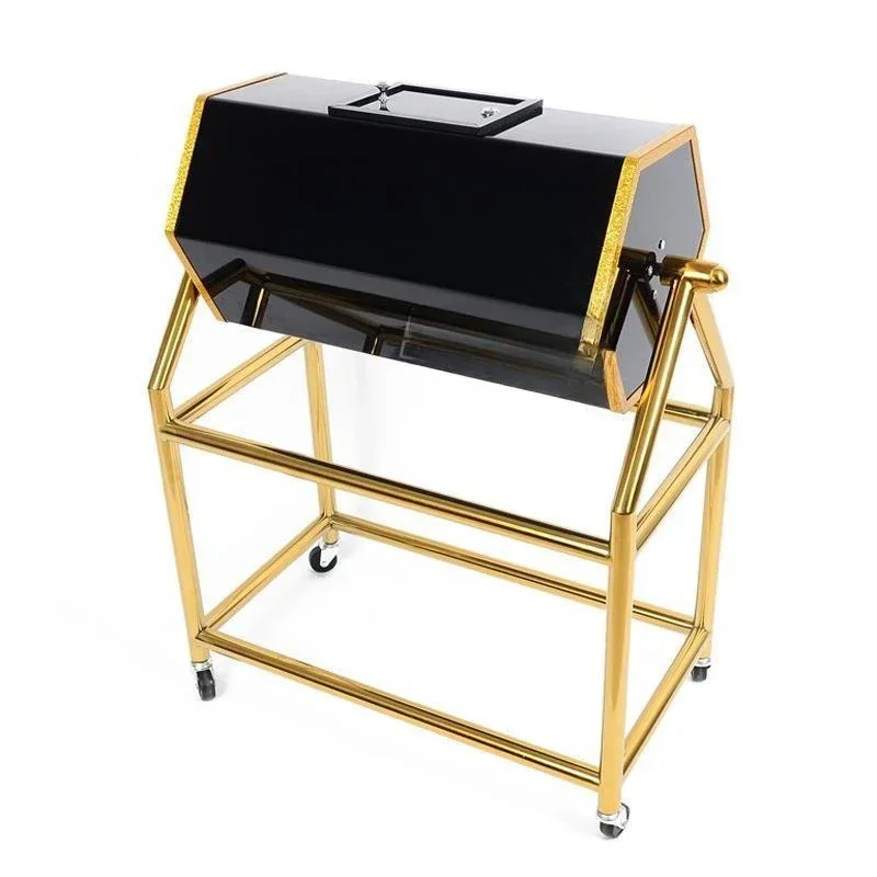 Acrylic roller type, plexiglass large box, hand crank box.