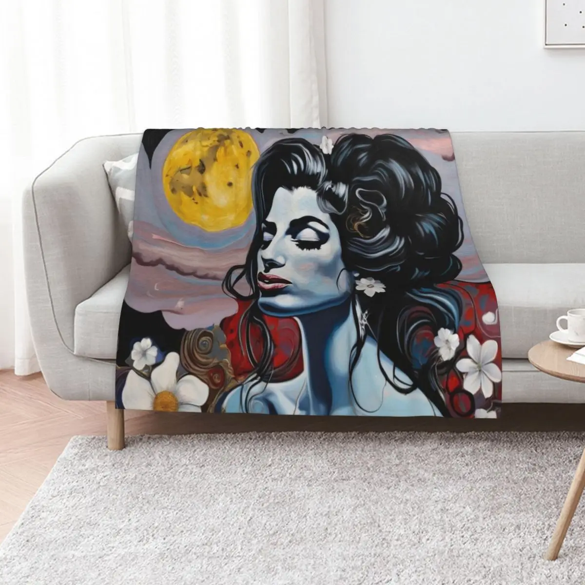 Amy Winehouse Throw Blanket Luxury Throw for babies Extra Large Throw Soft Plush Plaid Weighted Single Blankets