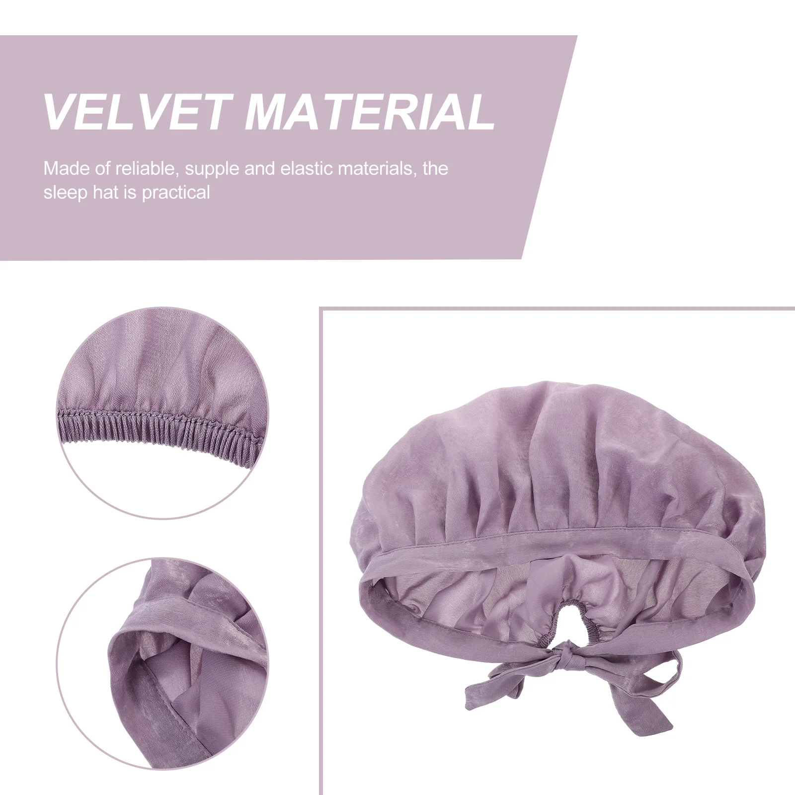 Gorro para dormir, gorro elástico ajustable para el pelo para mujer, pelo rizado, sin arrugas, gorro para dormir, ducha, lavado de cara